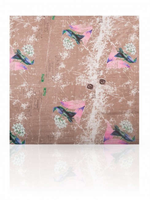 Палантин Женский S-VINTAGE.BIRD/BROWN